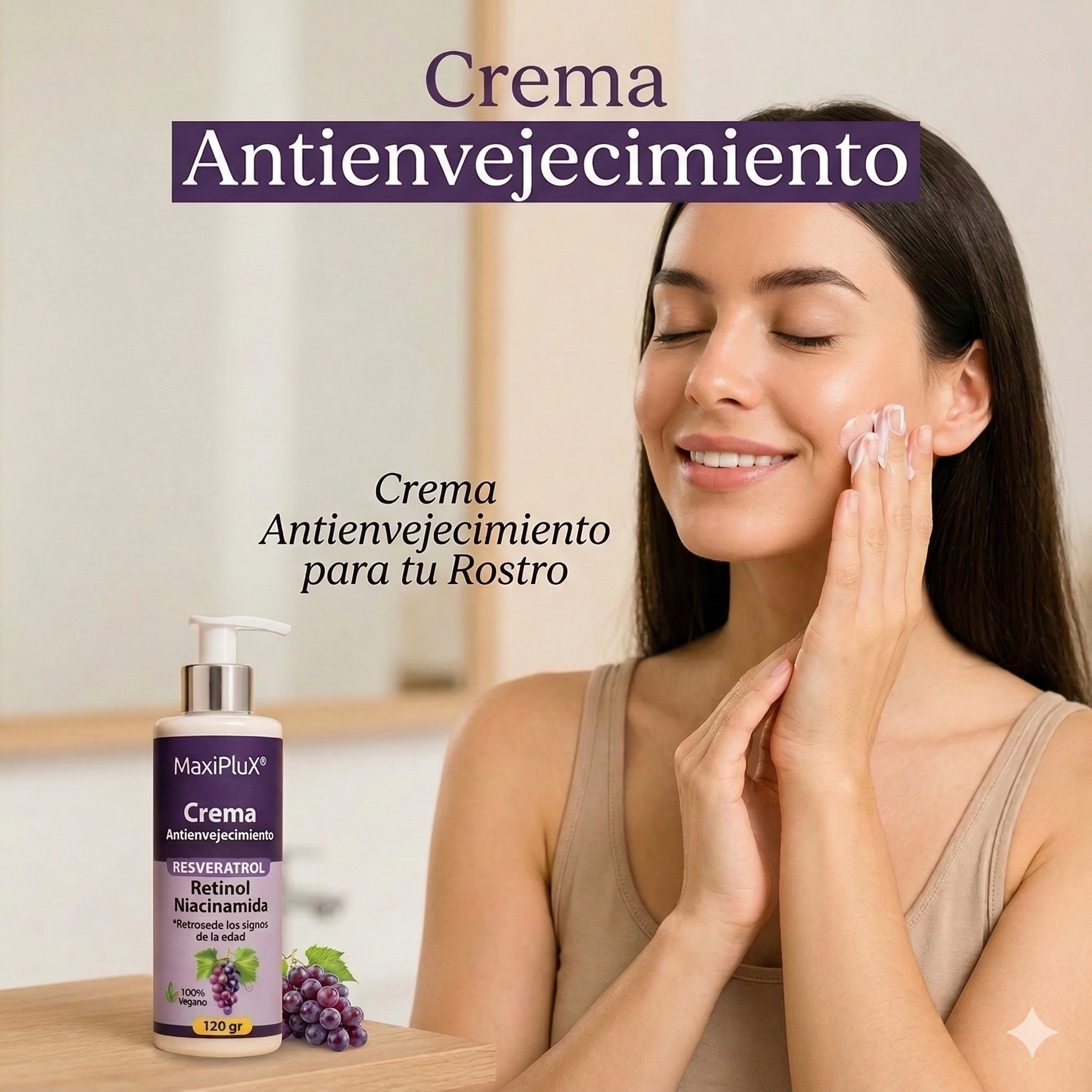 Crema Antienvejecimiento Resveratrol